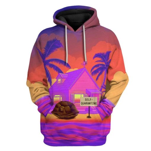 Gearhuman 3D Kame House Custom Fleece Hoodie Apparel GA27034 3D Custom Fleece Hoodies Hoodie S