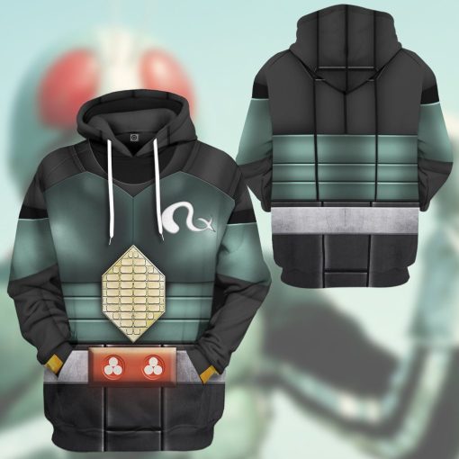 Gearhuman 3D Kamen Rider Black RX Tshirt Hoodie Apparel GB080111 3D Apparel