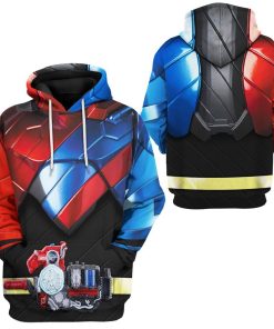Gearhuman 3D Kamen Rider Build Rabbit Tank Tshirt Hoodie Apparel GB250110 3D Apparel