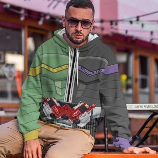 Gearhuman 3D Kamen Rider W Cyclone Joker Form Tshirt Hoodie Apparel GB250112 3D Apparel