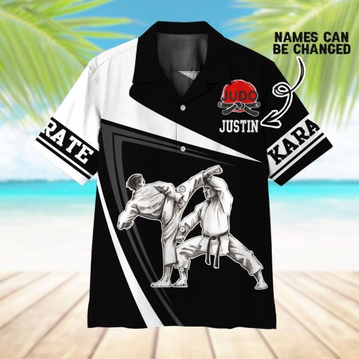Gearhuman 3D Karate Custom Name Hawaii Shirt ZK1606211 Short Sleeve Shirt