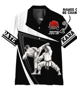 Gearhuman 3D Karate Custom Name Hawaii Shirt ZK1606211 Short Sleeve Shirt Short Sleeve Shirt S 