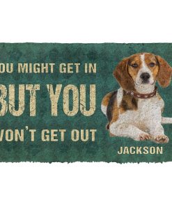 Gearhuman 3D Keep Door Closed Beagles Dog Custom Gender Doormat GV290111 Doormat Doormat S(15,8''x23,6'')