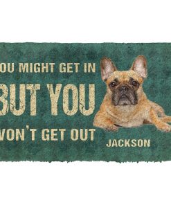 Gearhuman 3D Keep Door Closed French Bulldogs Dog Custom Gender Doormat GV290114 Doormat Doormat S(15,8''x23,6'')