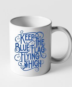 Gearhuman 3D Keep The Blue Flag Flying High Mug ZK0106214 Mug 11oz 
