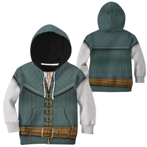 Gearhumans 3D Kid Cosplay Flynn Hoodie Apparel 2 Gearhuman 3D Kid Cosplay Flynn Hoodie Apparel GA26034 Kid 3D Apparel