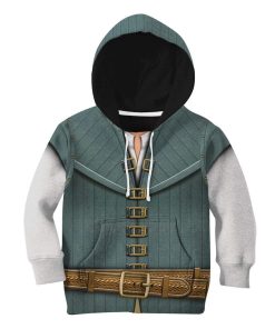 Gearhuman 3D Kid Cosplay Flynn Hoodie Apparel GA26034 Kid 3D Apparel Kid Hoodie 2XS