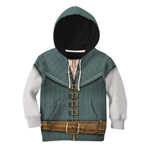 Gearhumans 3D Kid Cosplay Flynn Hoodie Apparel 1 Gearhuman 3D Kid Cosplay Flynn Hoodie Apparel GA26034 Kid 3D Apparel Kid Hoodie 2XS