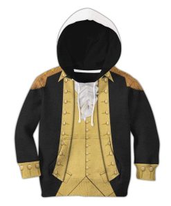 Gearhuman 3D Kid George Washington Hoodie Apparel GA25032 Kid 3D Apparel Kid Hoodie S