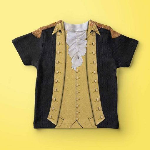 Gearhuman 3D Kid George Washington T-Shirts Apparel GA25032 Kid 3D T-Shirt
