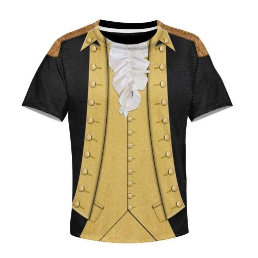 Gearhuman 3D Kid George Washington T-Shirts Apparel GA25032 Kid 3D T-Shirt Kid T-Shirt 3XS