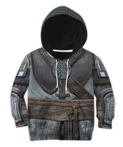 Gearhuman 3D Kid Viking Armor Hoodie Apparel GM03031 Kid 3D Apparel Kid Hoodie 2XS