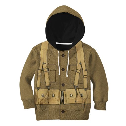 Gearhumans 3D Kid WW1 Soldier Uniform Custom Tshirt Hoodie Apparel 1 Gearhuman 3D Kid WW1 Soldier Uniform Custom Tshirt Hoodie Apparel CK07126 Kid 3D Apparel Kid Hoodie S
