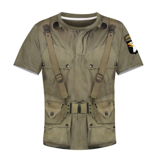 Gearhumans 3D Kid WW2 Paratroopers Uniform Custom Tshirt Hoodie Apparel 3 Gearhuman 3D Kid WW2 Paratroopers Uniform Custom Tshirt Hoodie Apparel CK07121 Kid 3D Apparel Kid T-Shirt S