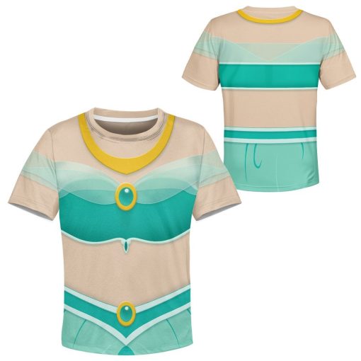 Gearhumans 3D Kids Jasmine Princess Custom Tshirt Hoodie Appreal 6 Gearhuman 3D Kids Jasmine Princess Custom Tshirt Hoodie Appreal CC11125 Kid 3D Apparel