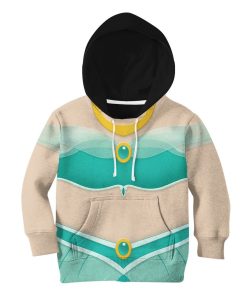 Gearhuman 3D Kids Jasmine Princess Custom Tshirt Hoodie Appreal CC11125 Kid 3D Apparel Kid Hoodie XS