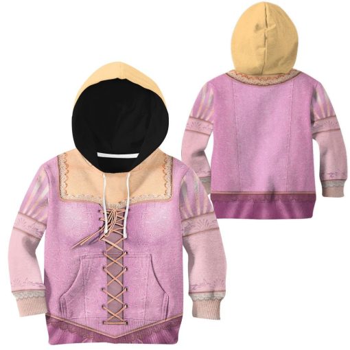 Gearhumans 3D Kids Rapunzel Princess Custom Tshirt Hoodie Appreal 2 Gearhuman 3D Kids Rapunzel Princess Custom Tshirt Hoodie Appreal CC11128 Kid 3D Apparel