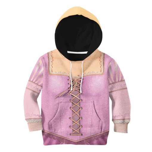 Gearhumans 3D Kids Rapunzel Princess Custom Tshirt Hoodie Appreal 1 Gearhuman 3D Kids Rapunzel Princess Custom Tshirt Hoodie Appreal CC11128 Kid 3D Apparel Kid Hoodie XS