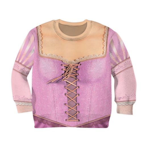 Gearhumans 3D Kids Rapunzel Princess Custom Tshirt Hoodie Appreal 3 Gearhuman 3D Kids Rapunzel Princess Custom Tshirt Hoodie Appreal CC11128 Kid 3D Apparel Kid Sweatshirt 2XS