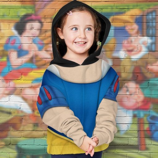 Gearhuman 3D Kids Snow White Custom Tshirt Hoodie Appreal CC11123 Kid 3D Apparel