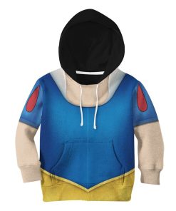 Gearhuman 3D Kids Snow White Custom Tshirt Hoodie Appreal CC11123 Kid 3D Apparel Kid Hoodie XS 