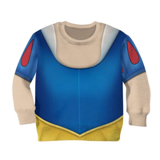 Gearhuman 3D Kids Snow White Custom Tshirt Hoodie Appreal CC11123 Kid 3D Apparel Kid Sweatshirt 2XS