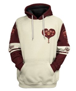 Gearhuman 3D King Hearts Lion Poker Custom Name Tshirt Hoodie Apparel GB31125 3D Apparel Hoodie S 