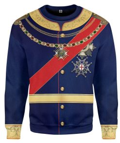 Gearhuman 3D King Ludwig II of Bayern Custom Sweatshirt Apparel GV040914 Sweatshirt Sweatshirt S 