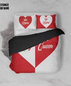 Gearhuman 3D King & Queen Custom Name Bedding Set GB11016 Bedding Set Twin 3PCS