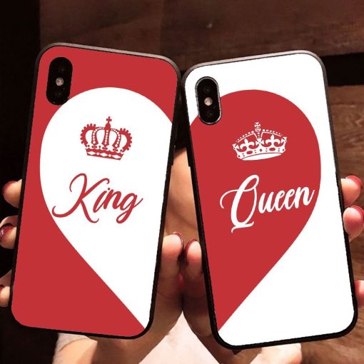 Gearhuman 3D King Valentine Custom Phonecase GB22013 Glass Phone Case