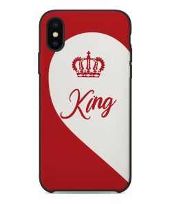 Gearhuman 3D King Valentine Custom Phonecase GB22013 Glass Phone Case Iphone X