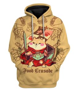 Gearhuman 3D Knight Shiba Battlefield Custom Hoodie Apparel GA26027 3D Custom Fleece Hoodies Hoodie S 