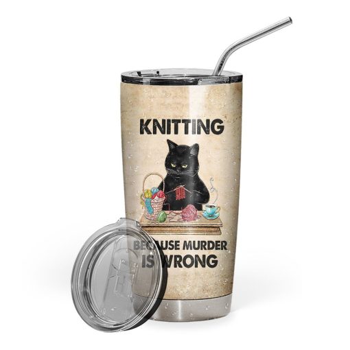 Gearhuman 3D Knitting Knowledge Custom Tumbler GB07129 Tumbler Short 20oz