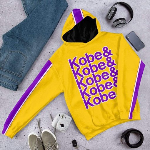Gearhuman 3D Kobe Bryant Custom Hoodie Apparel GN22071 3D Custom Fleece Hoodies