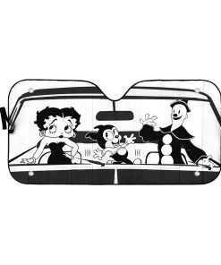 Gearhuman 3D Koko The Clown Custom Car Auto Sunshade GW26086 Auto Sunshade 57''x27.5'' 