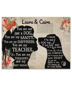 Gearhuman 3D Labrador My Best Friend Custom Name Canvas GW26016 Canvas 1 Piece Non Frame M