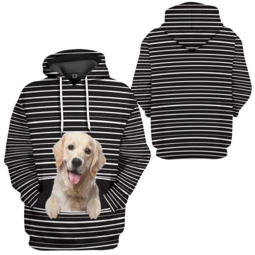 Gearhuman 3D Labrador Retriever Custom Hoodie Apparel GV27074 3D Custom Fleece Hoodies