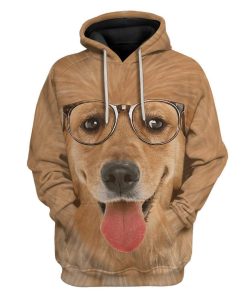 Gearhuman 3D Labrador Retriever Face Custom Hoodie Apparel GL05064 3D Custom Fleece Hoodies Hoodie S 