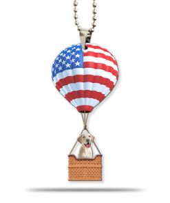 Gearhuman 3D Labrador Retriever In Hot Air Balloon Custom Car Hanging GW27052110 Car Hanging Car Hanging/1 Pack
