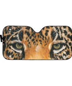 Gearhuman 3D Leopard Eyes Sunshade ZK2805213 Auto Sunshade 57''x27.5'' 