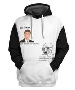 Gearhuman 3D Lets Make More Vaccines Custom Hoodie Apparel GV17092 3D Custom Fleece Hoodies Hoodie S 