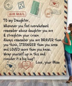 Gearhuman 3D Letter To Daughter From Mom Custom Quilt GW10093 Quilt Quilt Twins 