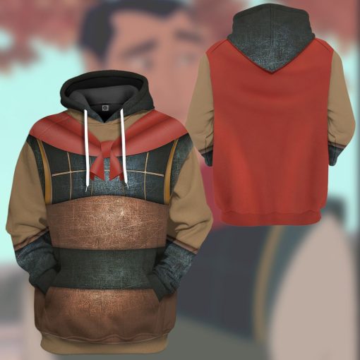 Gearhuman 3D Li Shang General Mulan Custom Tshirt Hoodie Apparel CK31121 3D Apparel