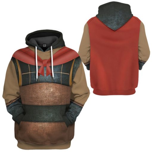 Gearhuman 3D Li Shang General Mulan Custom Tshirt Hoodie Apparel CK31121 3D Apparel