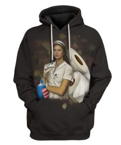 Gearhuman 3D Lisa Custom Fleece Hoodie Apparel GW15041 3D Custom Fleece Hoodies Hoodie S 