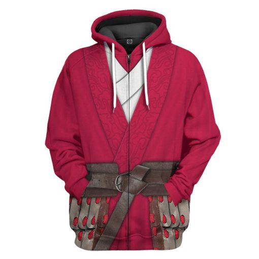 Gearhuman 3D Liu Yifei Costume Custom Hoodie Apparel GV25081 3D Custom Fleece Hoodies Zip Hoodie S