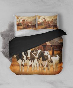 Gearhuman 3D Live Like Someone Dairy Cattle Custom Name Bedding Set GB22016 Bedding Set Twin 3PCS