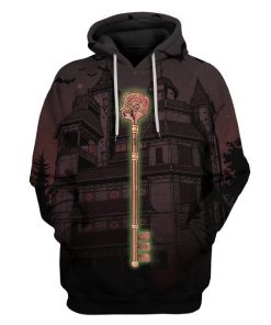 Gearhuman 3D Locke And Key Head Key Custom T-Shirts Hoodies Apparel MV-AT1002201 3D Custom Fleece Hoodies Hoodie S 