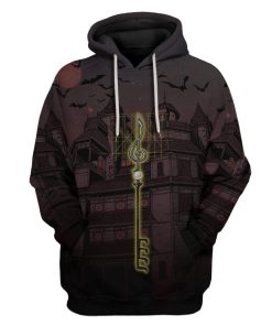 Gearhuman 3D Locke And Key Music Box Key Custom T-Shirts Hoodies Apparel MV-AT1002203 3D Custom Fleece Hoodies Hoodie S 
