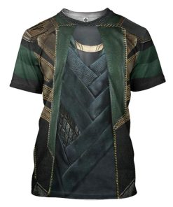 Gearhuman 3D Loki Laufeyson Costume Custom Tshirt Apparel GW11092 3D T-shirt T-Shirt S 